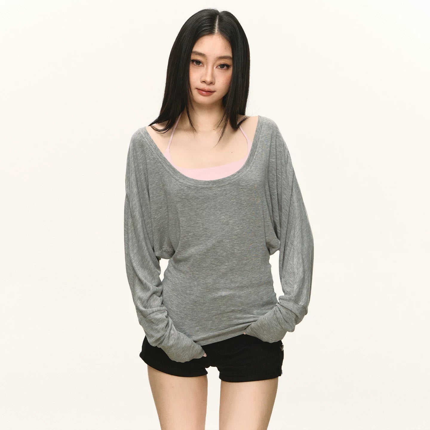 Anna Aneae Tencel Wool Loose Long Sleeves