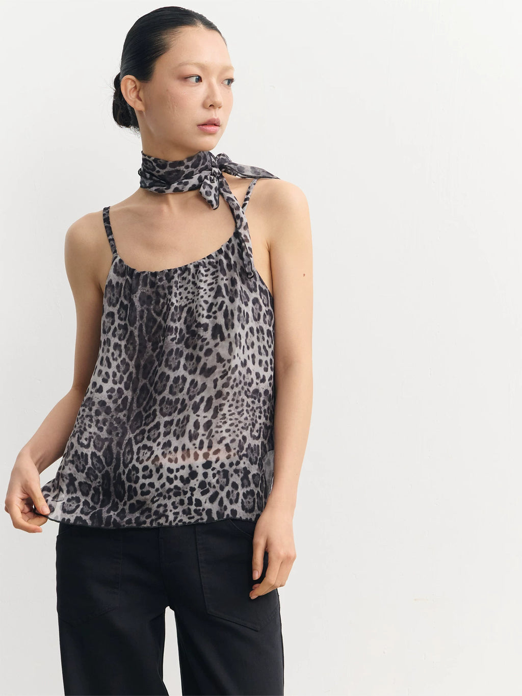 LINY LIBERTY Vintage Leopard Print Sling