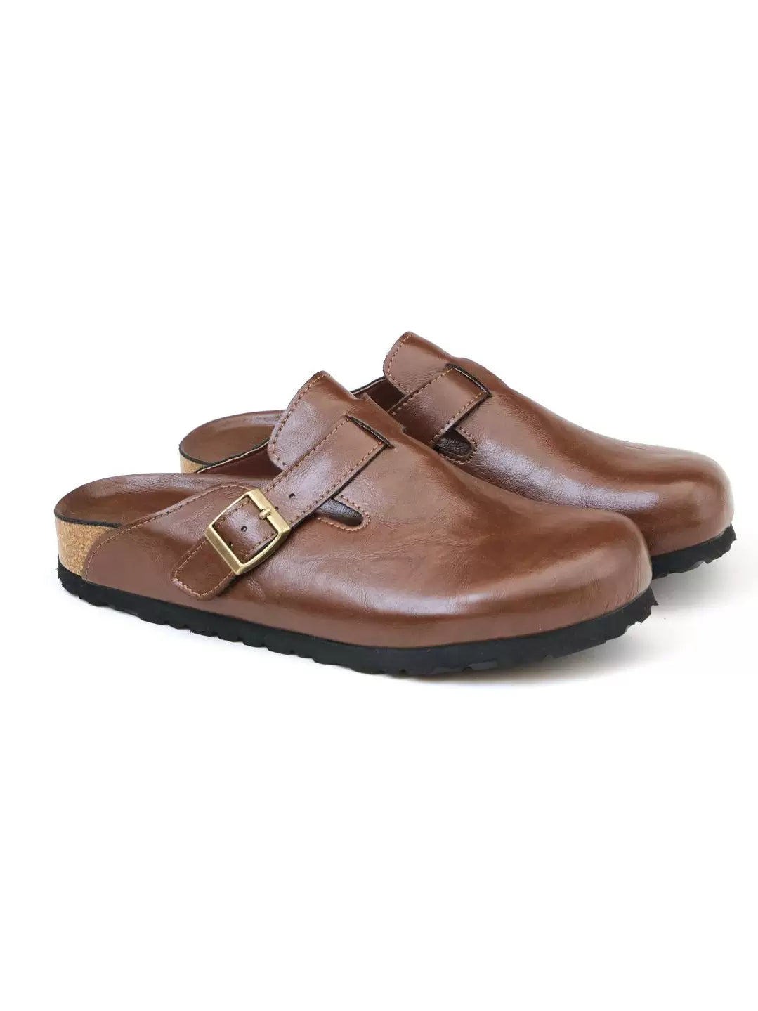 LIVINGTOWN Versatile One-pedal Half-drag Leather Shoes