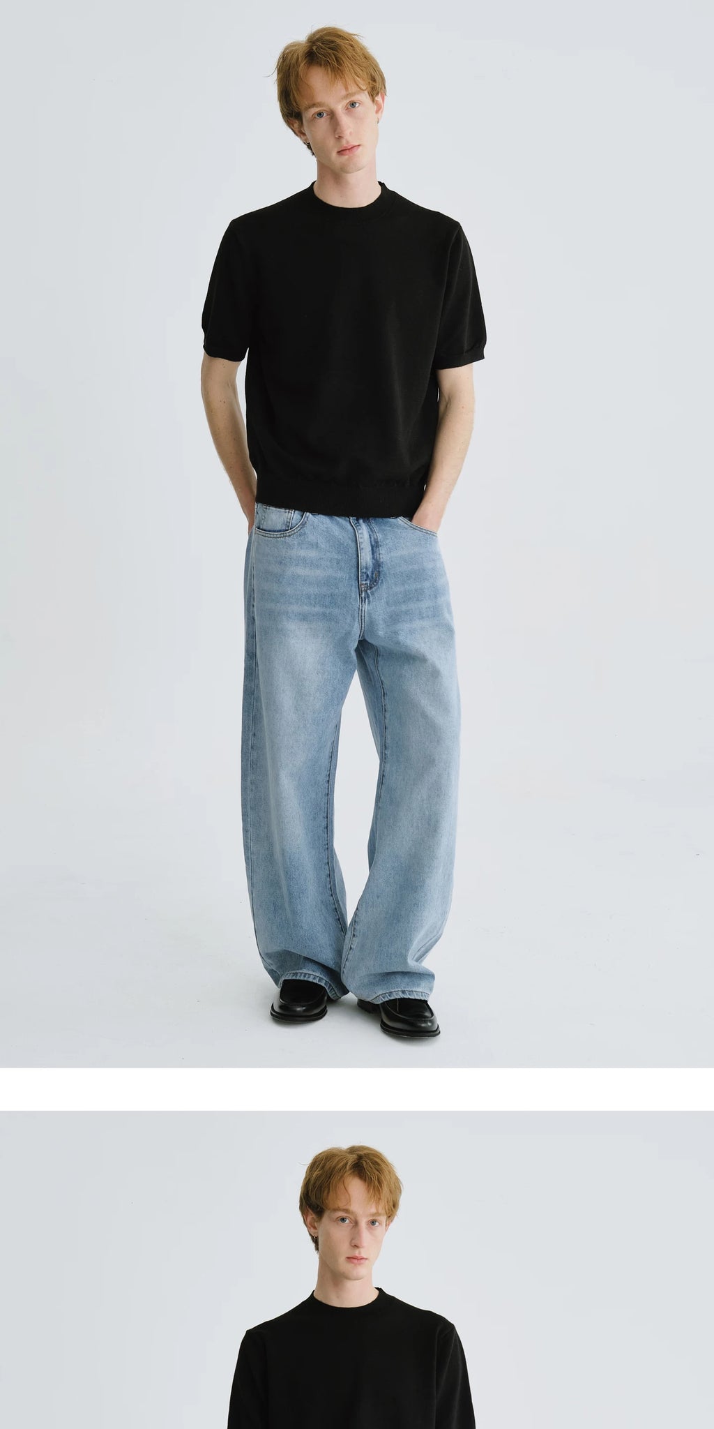 LIVINGTOWN Vintage Loose Straight High-Rise Jeans
