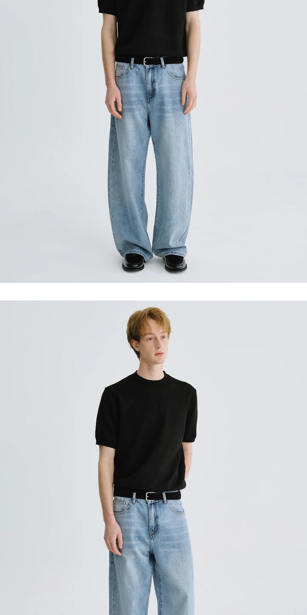 LIVINGTOWN Vintage Loose Straight High-Rise Jeans