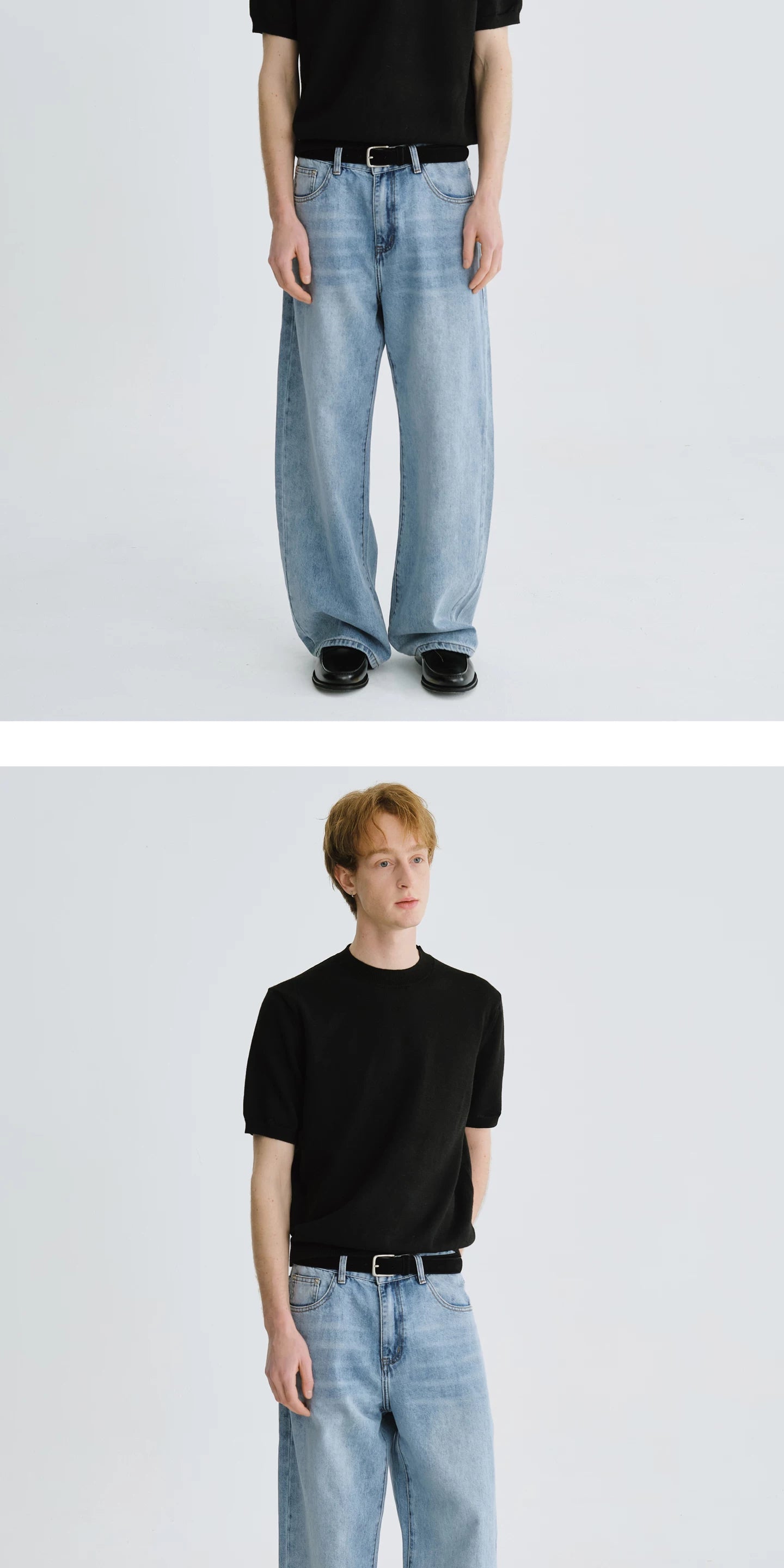 LIVINGTOWN Vintage Loose Straight High-Rise Jeans