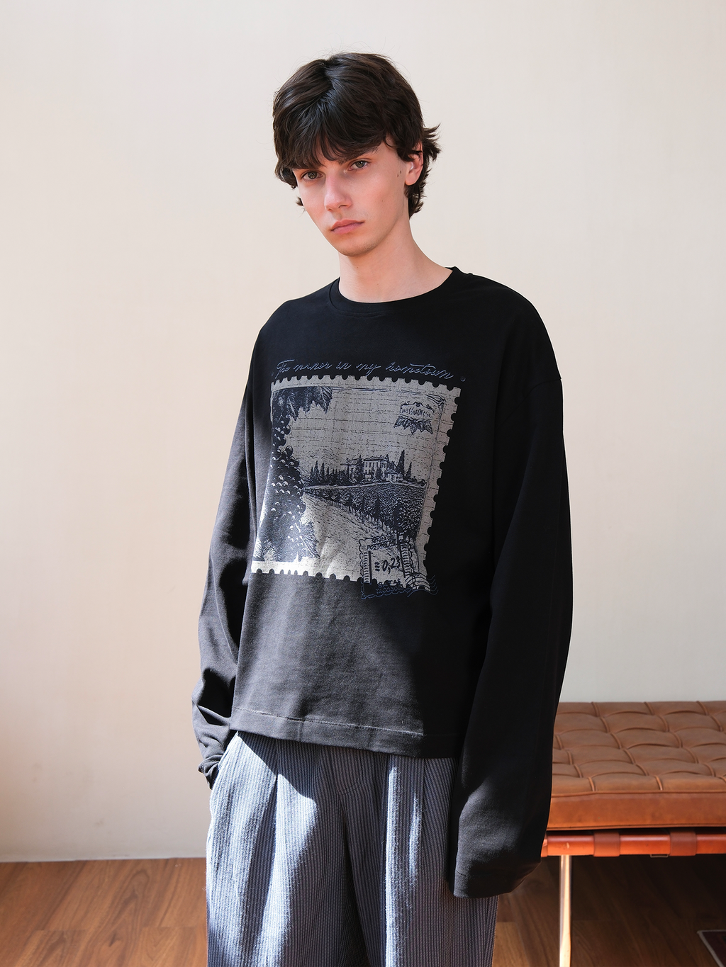 Set for Life Single Seam Short Wide Print Long Sleeve
