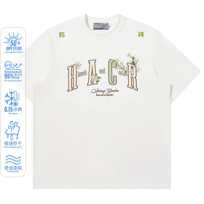 HACR Small Fragrant Sticker Embroidered Shasorona Tee