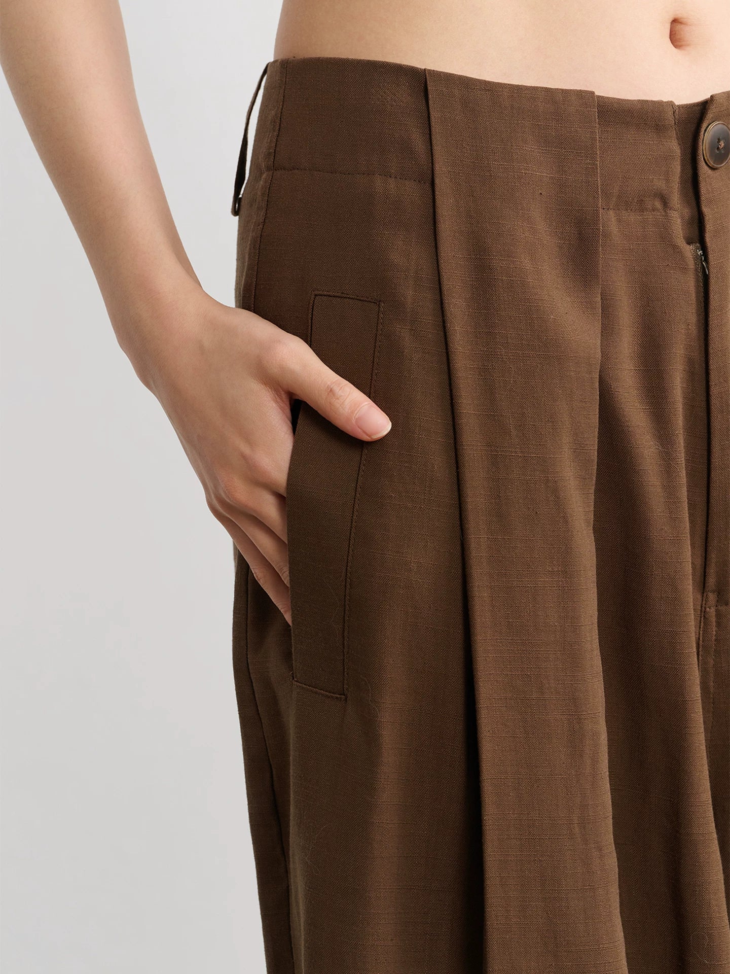 LINY LIBERTY Loose Pleated Slacks