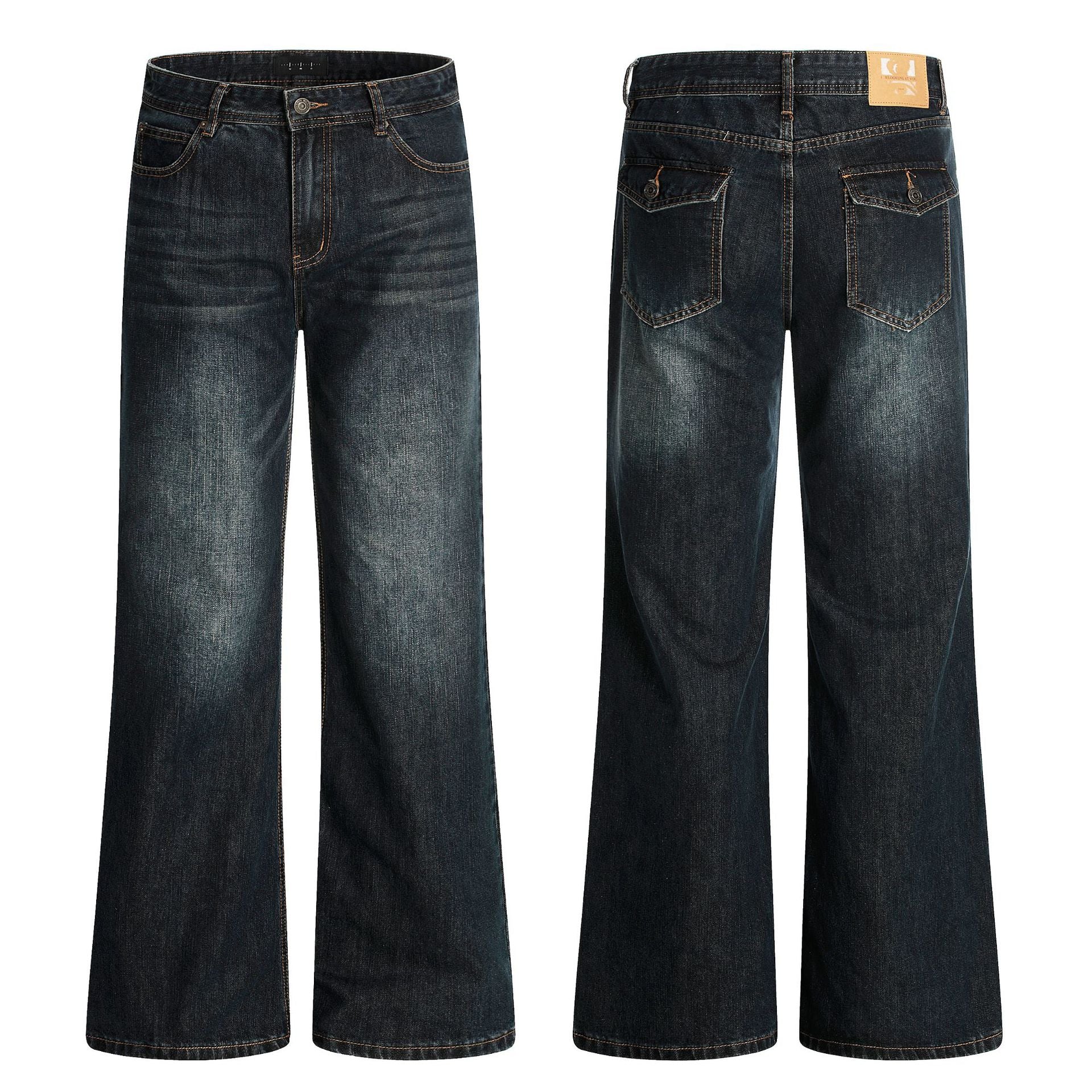 11KN Retro Straight Pull Jeans
