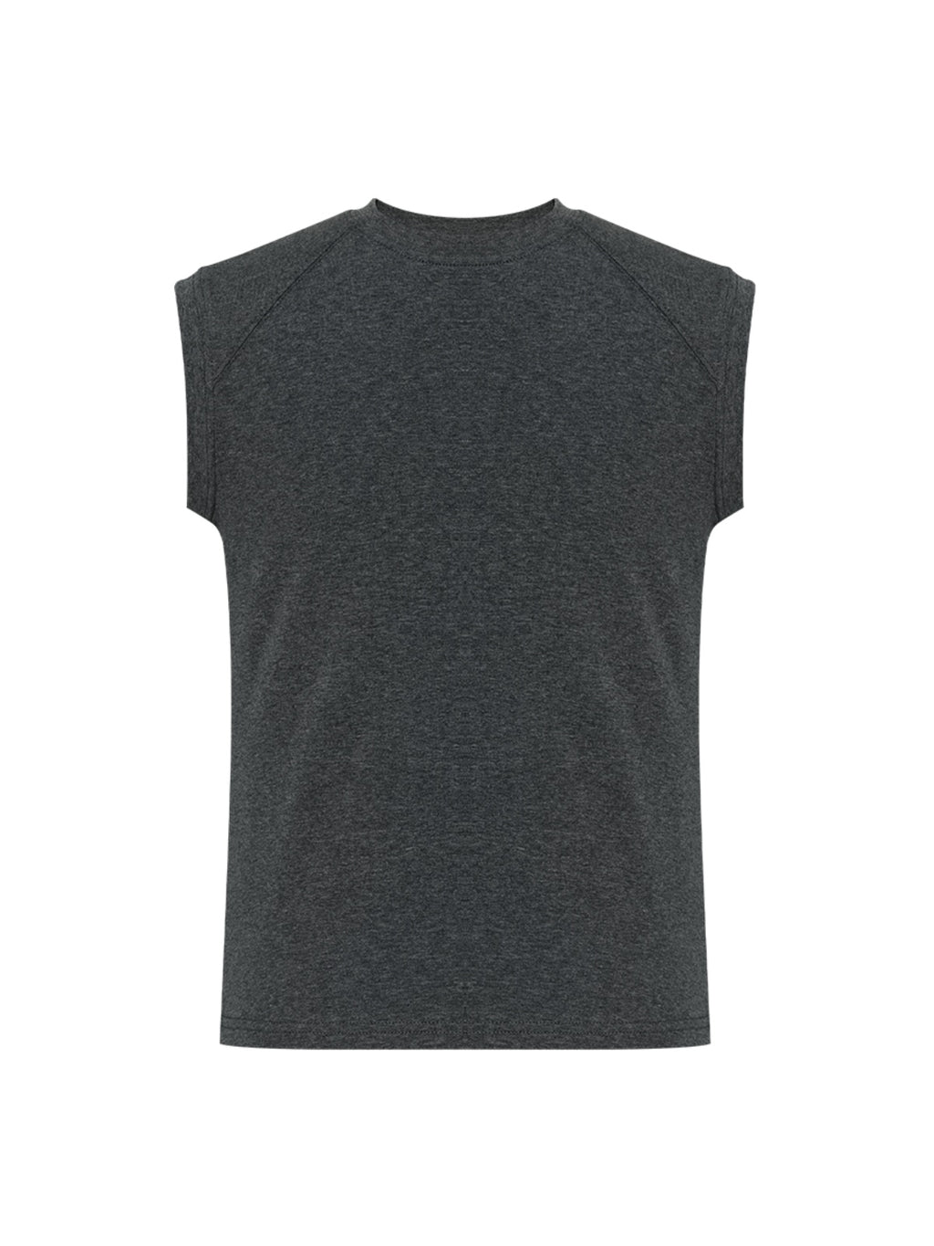 FUNKYFUN Slash Shoulder Line Split Stretch Vest