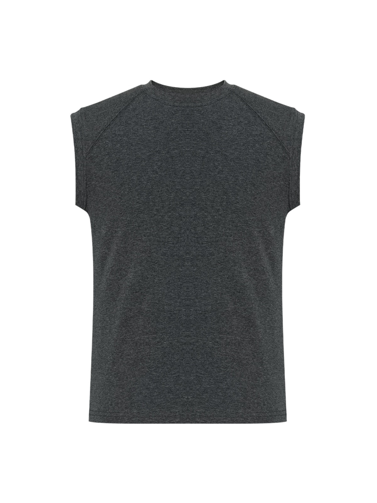 FUNKYFUN Slash Shoulder Line Split Stretch Vest