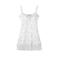 Zero Leopard Print Slim and Thin A Word with Chest Pad Suspender Skirt