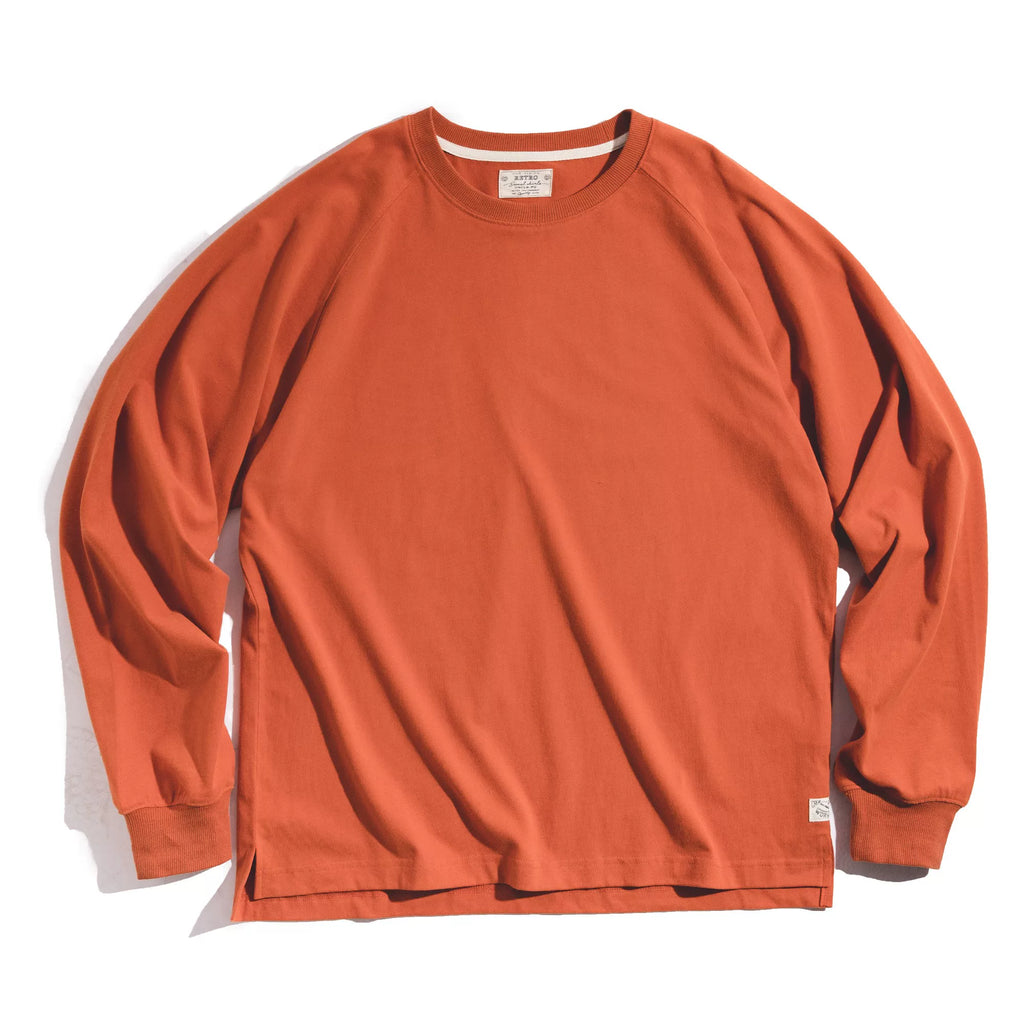 Madden loose cotton crew-neck long-sleeved shirt