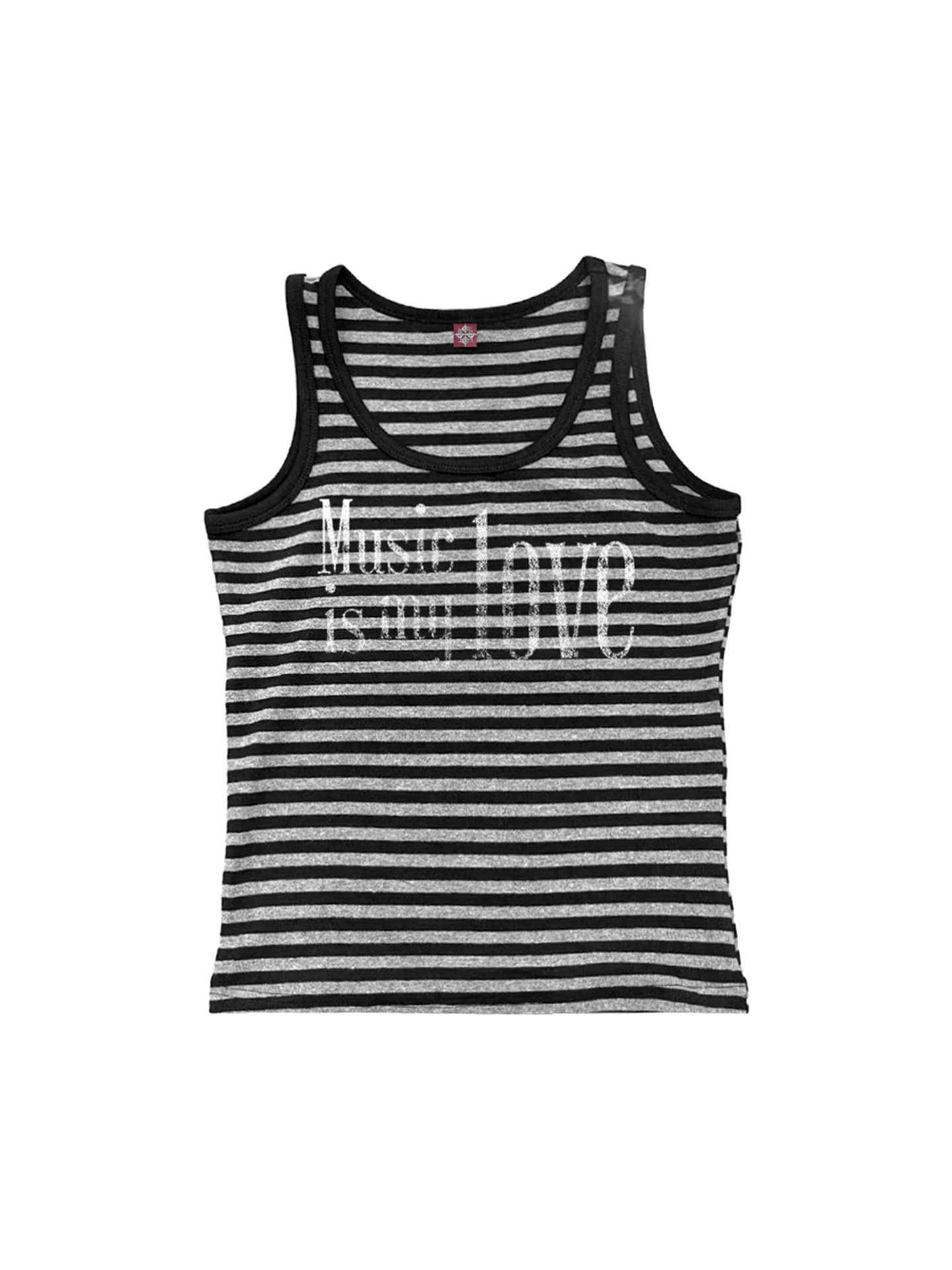 DETW Elastic Breathable Skin-friendly Striped Vest