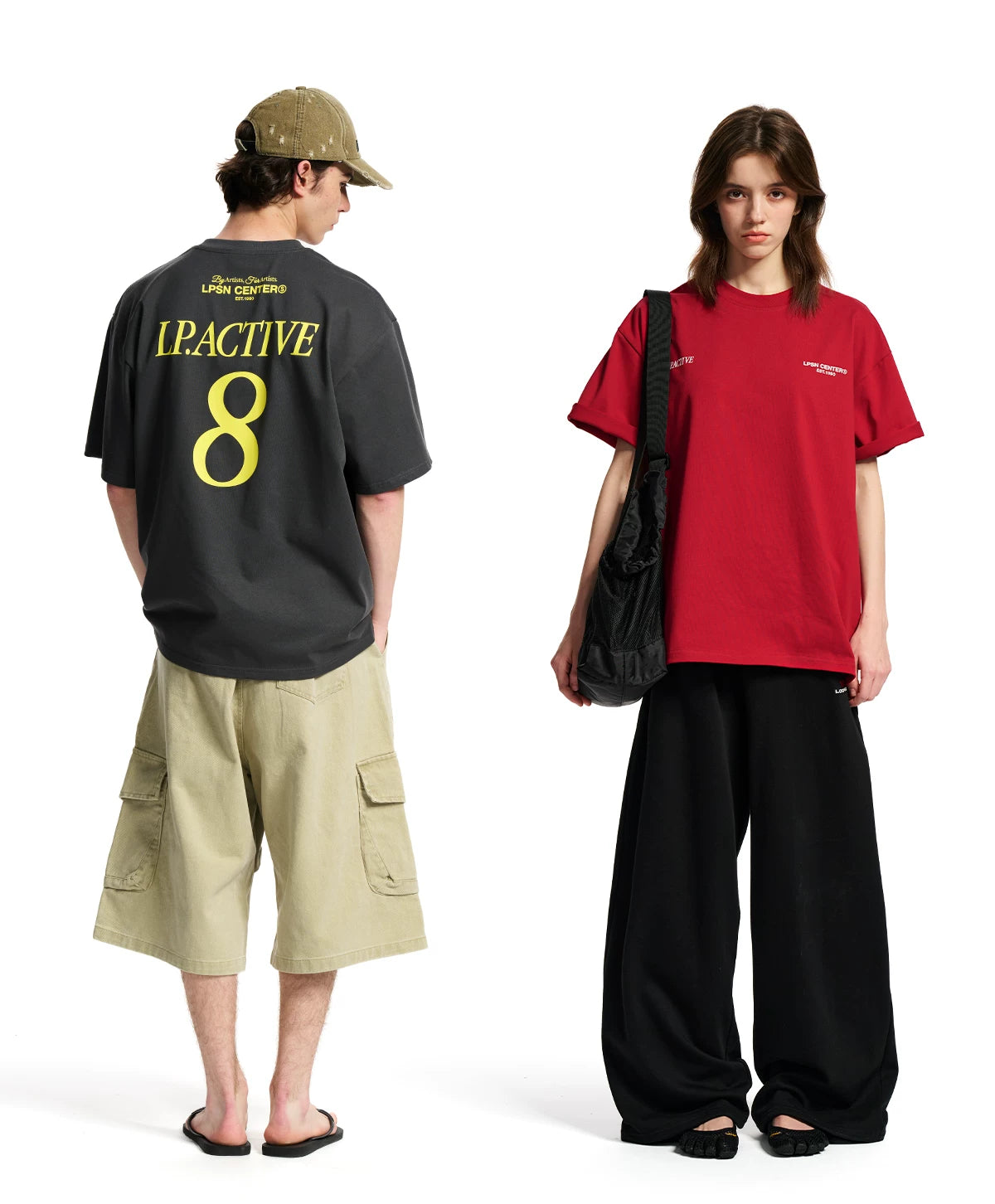 Loopsoon Digital Printing Casual Versatile Tee