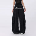 SAMUSAN Bright Drill Big Pocket Loose Tooling Sweatpants