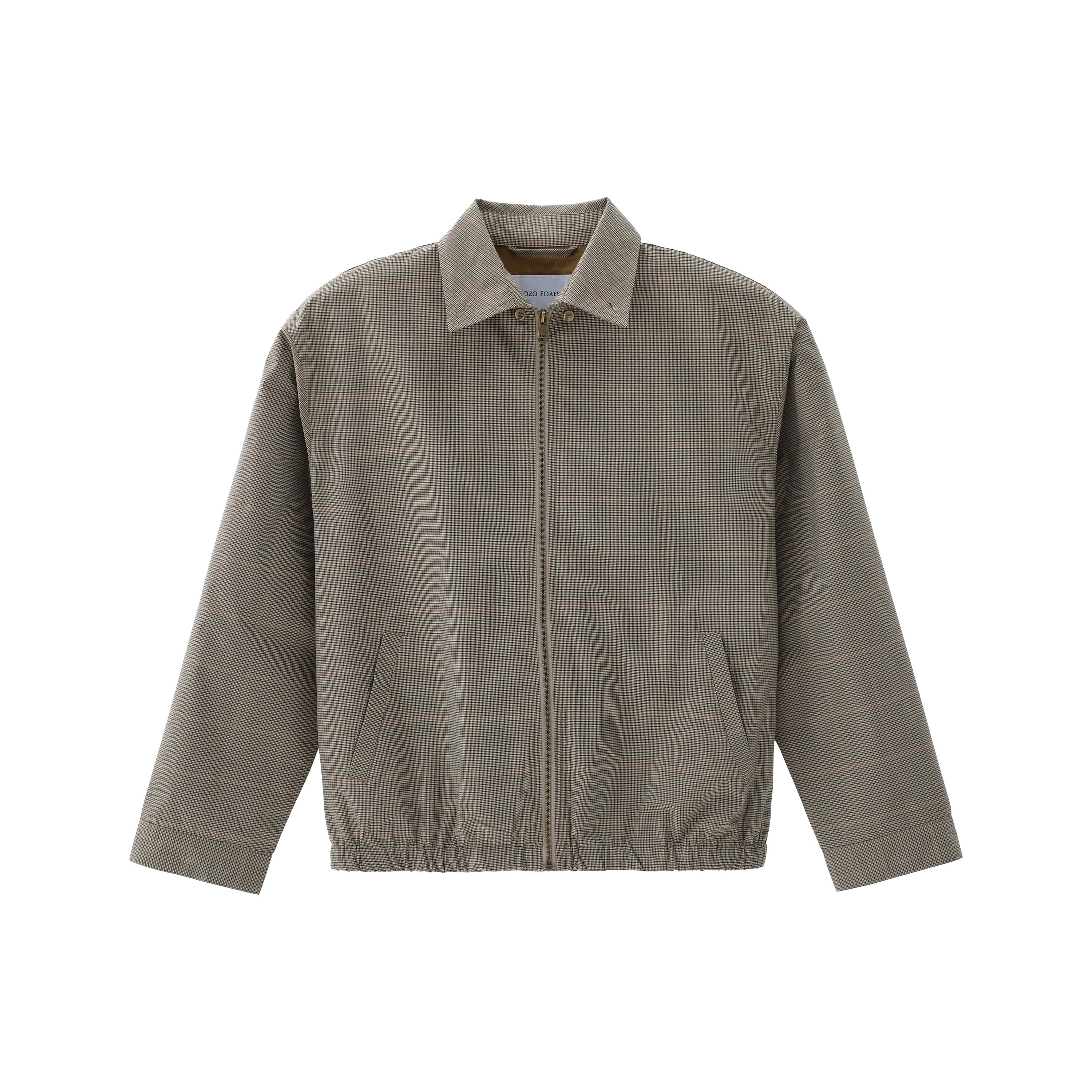 ZOZOFOREST Plaid Vintage Flight Jacket
