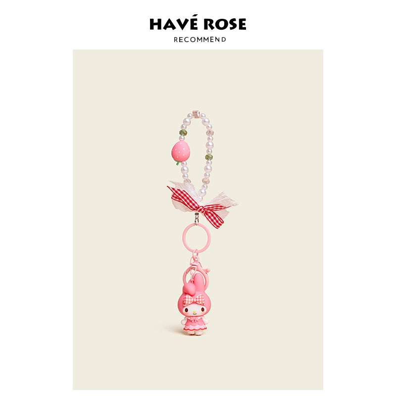 HAVEROSE Hellokitty Cute Girl Heart Pendant