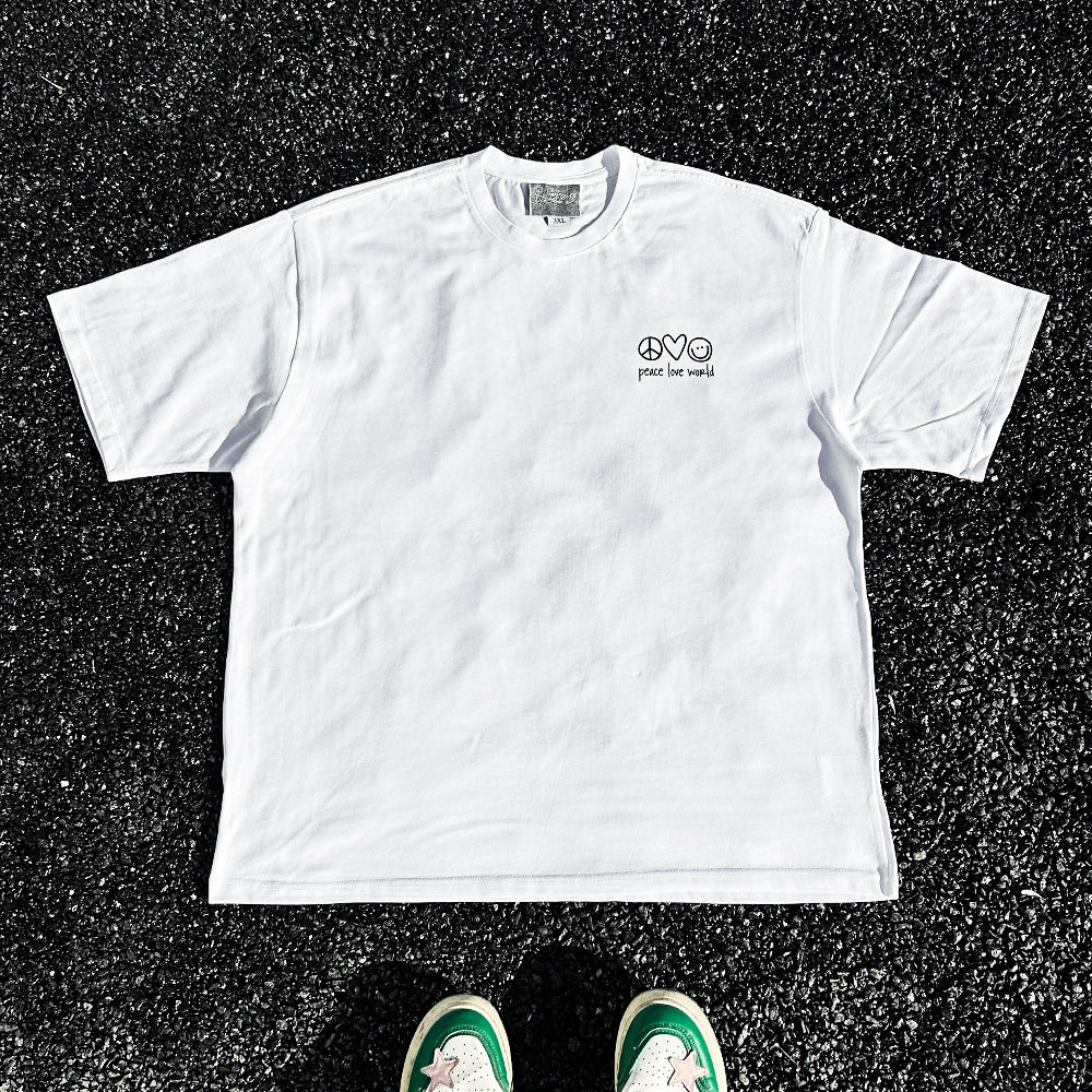 Wang Youbing Studio! PEaCE 220g 100% Cotton Tee