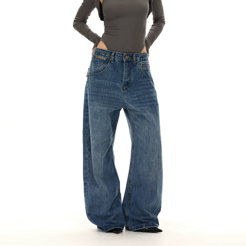 WLNEXT Premium Embroidered Loose Jeans