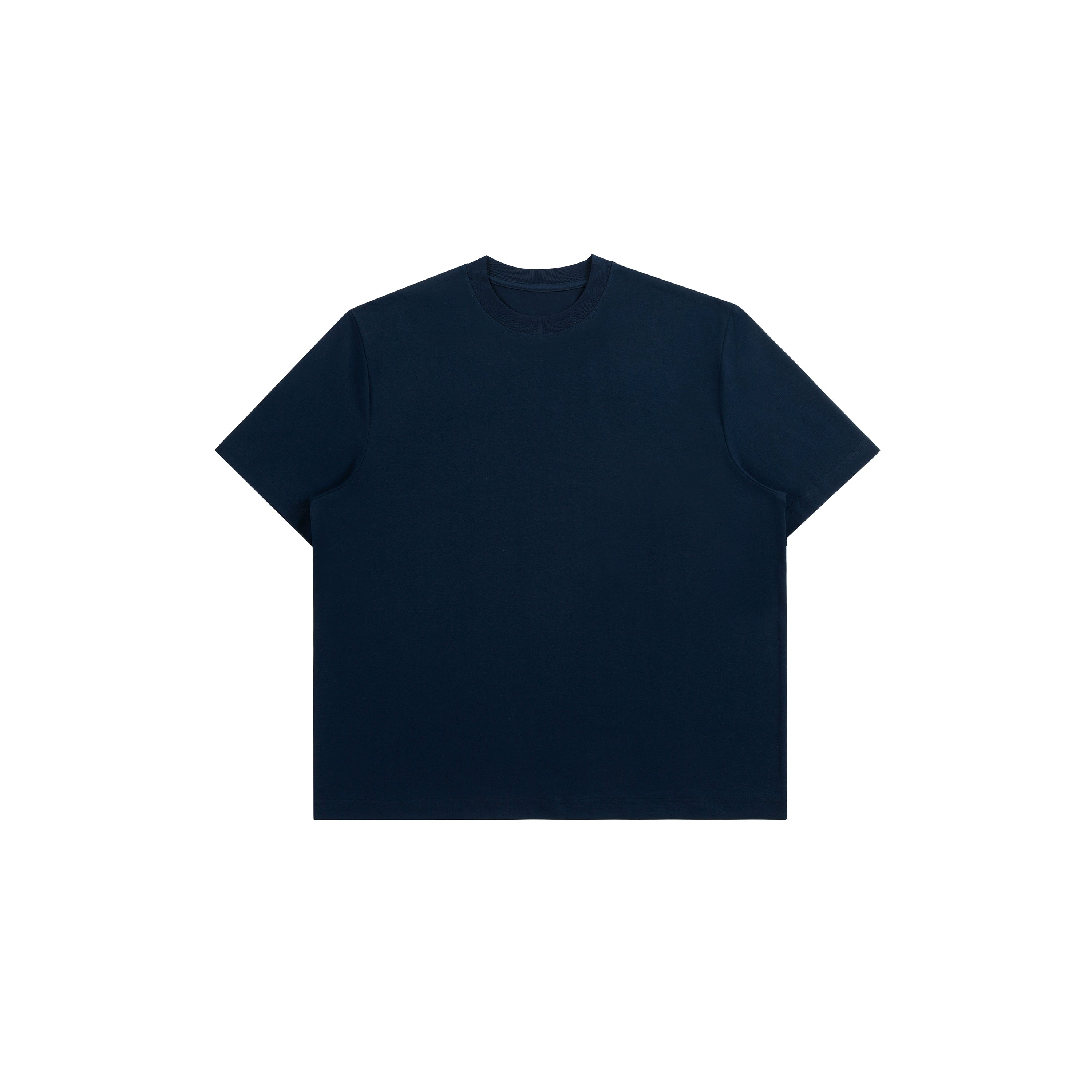 PLUS NO LOGO Small Neckline Short Wide Cool Tee