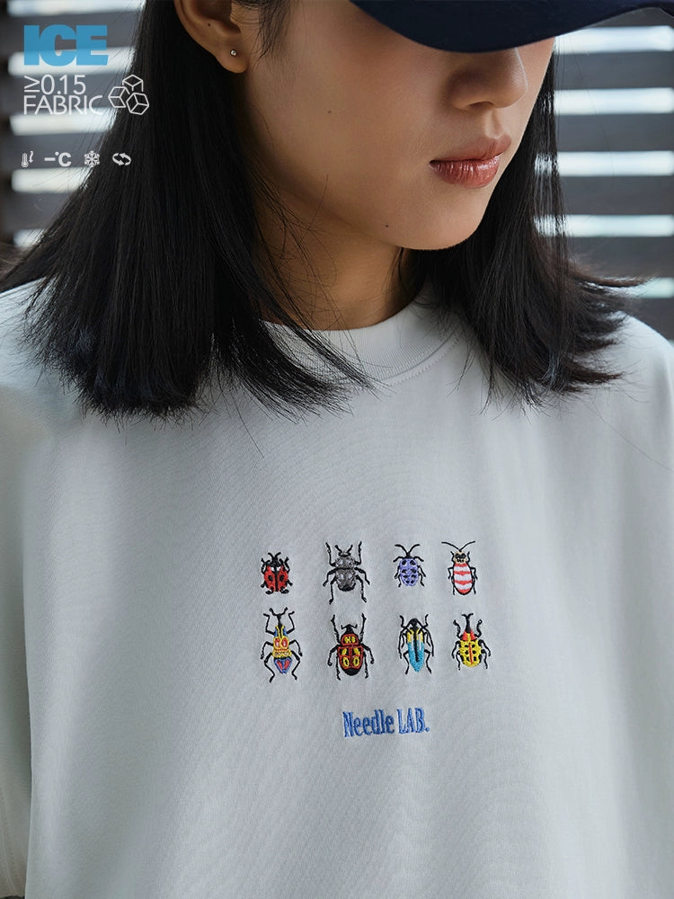 Battles Insect Specimen Embroidery Cool Tee