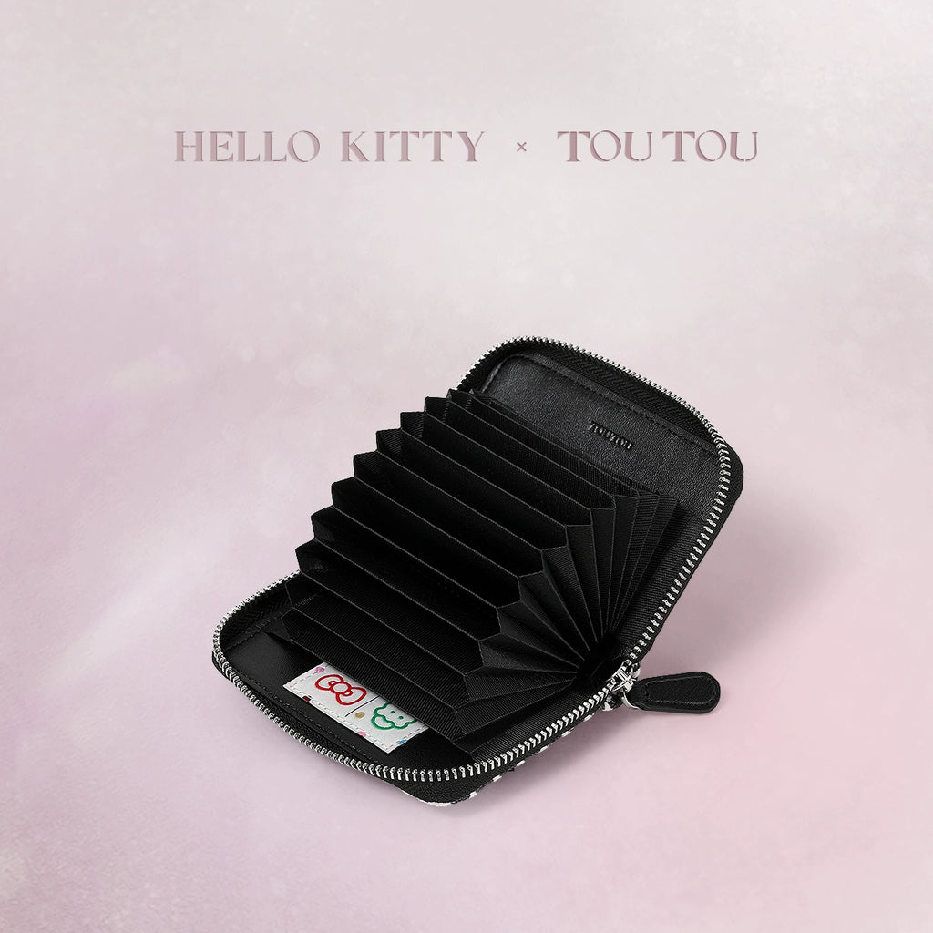 TOUTOU Sanrio Hello Kitty Grid Storage Card Bag