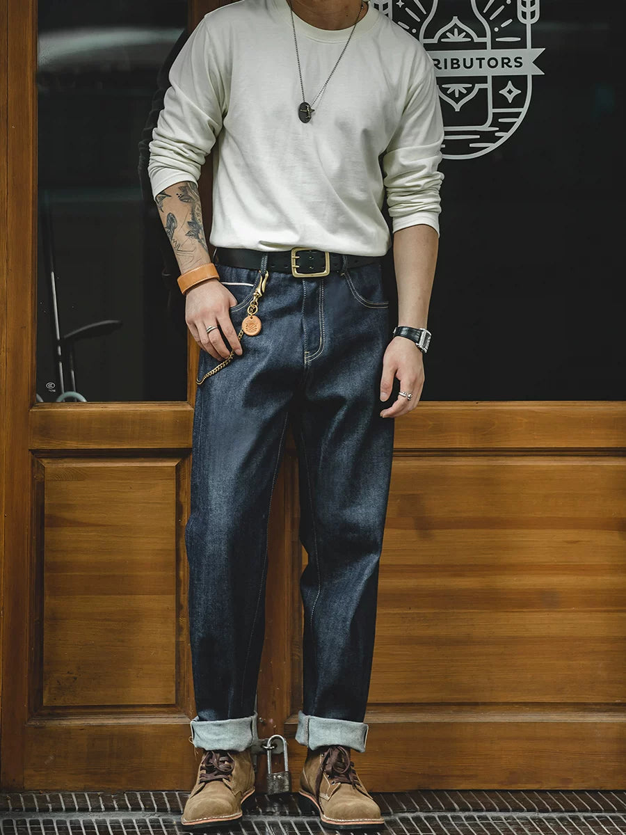 Madden Retro Straight Heavy Cattle Jeans