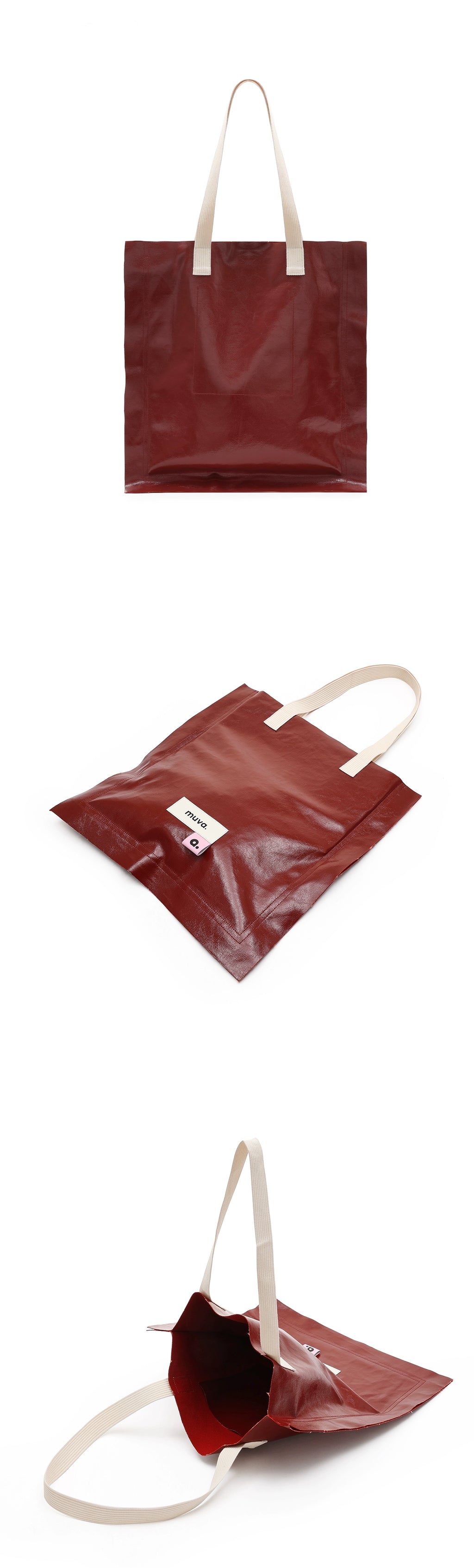 MUVA Flat Waterproof Canvas Shoulder Bag