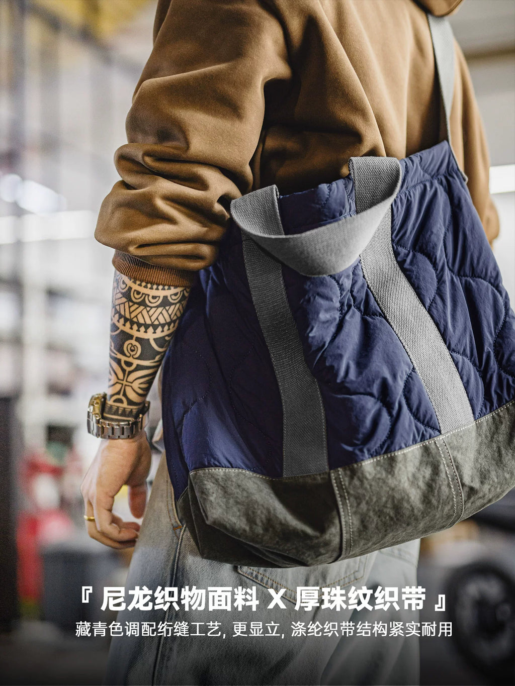 MADEN Large Capacity Shoulder Versatile Handbag
