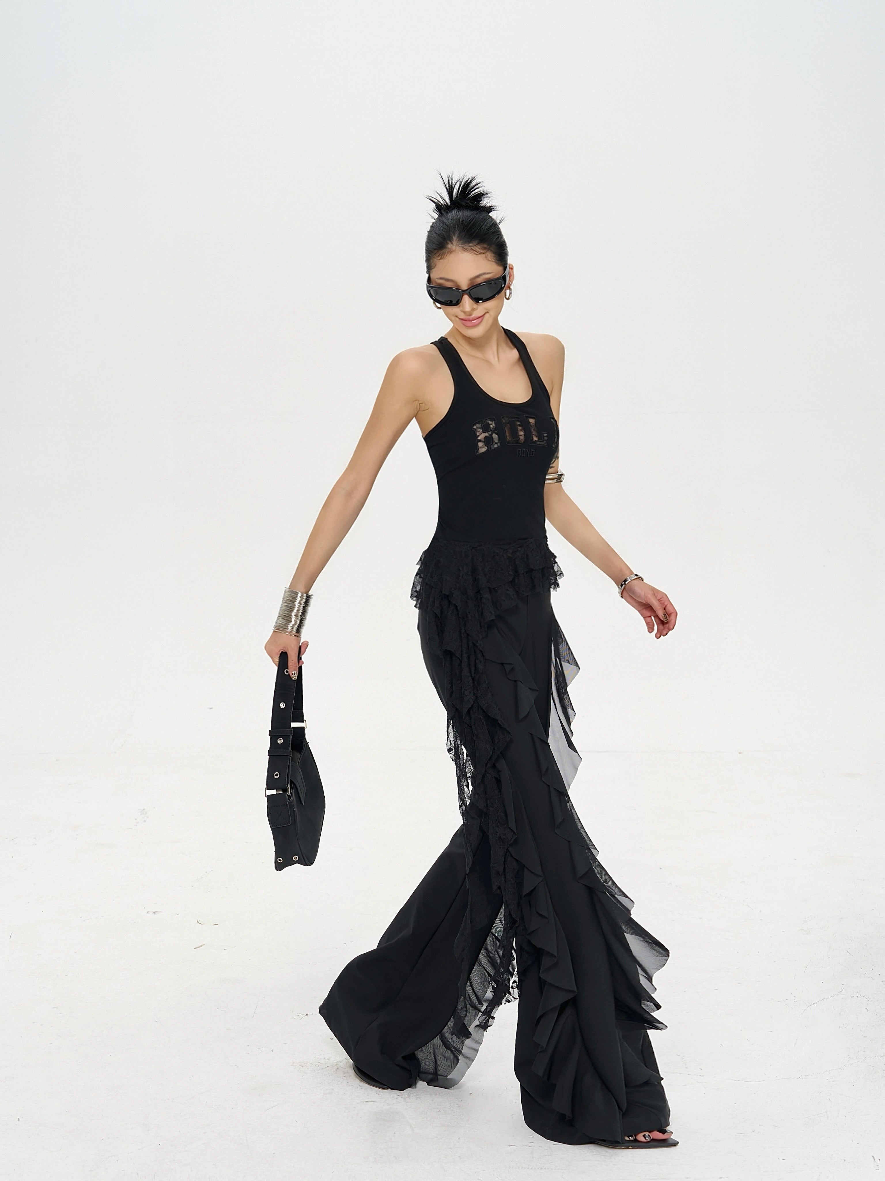 Zero Slim and Thin Design Niche Low-rise Pants