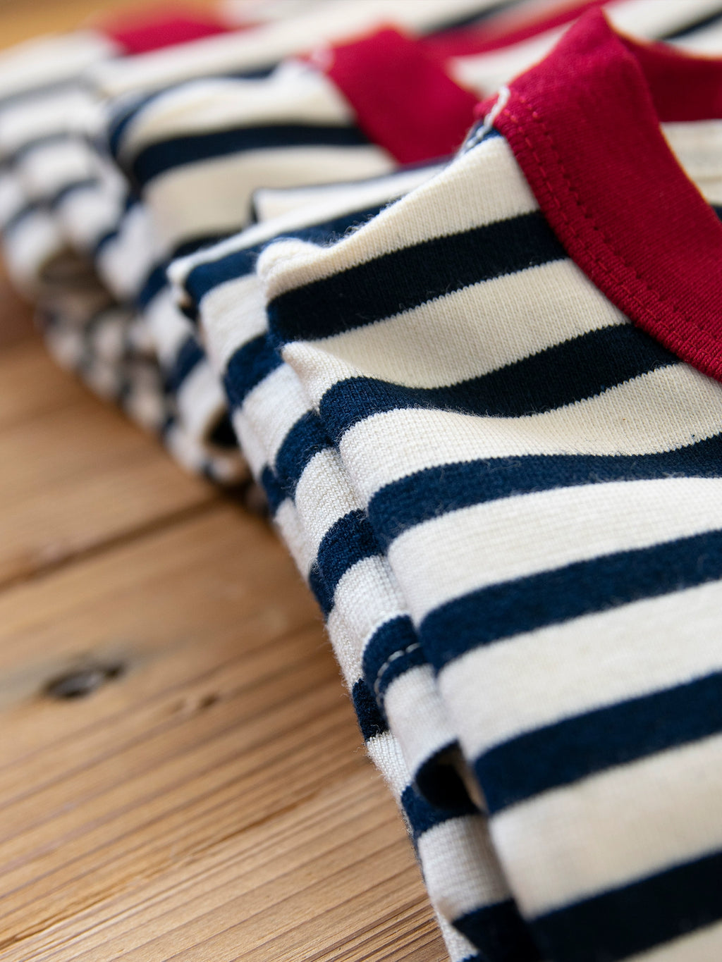 PrintAce Retro Sea Soul Striped Contrasting Loose Tee