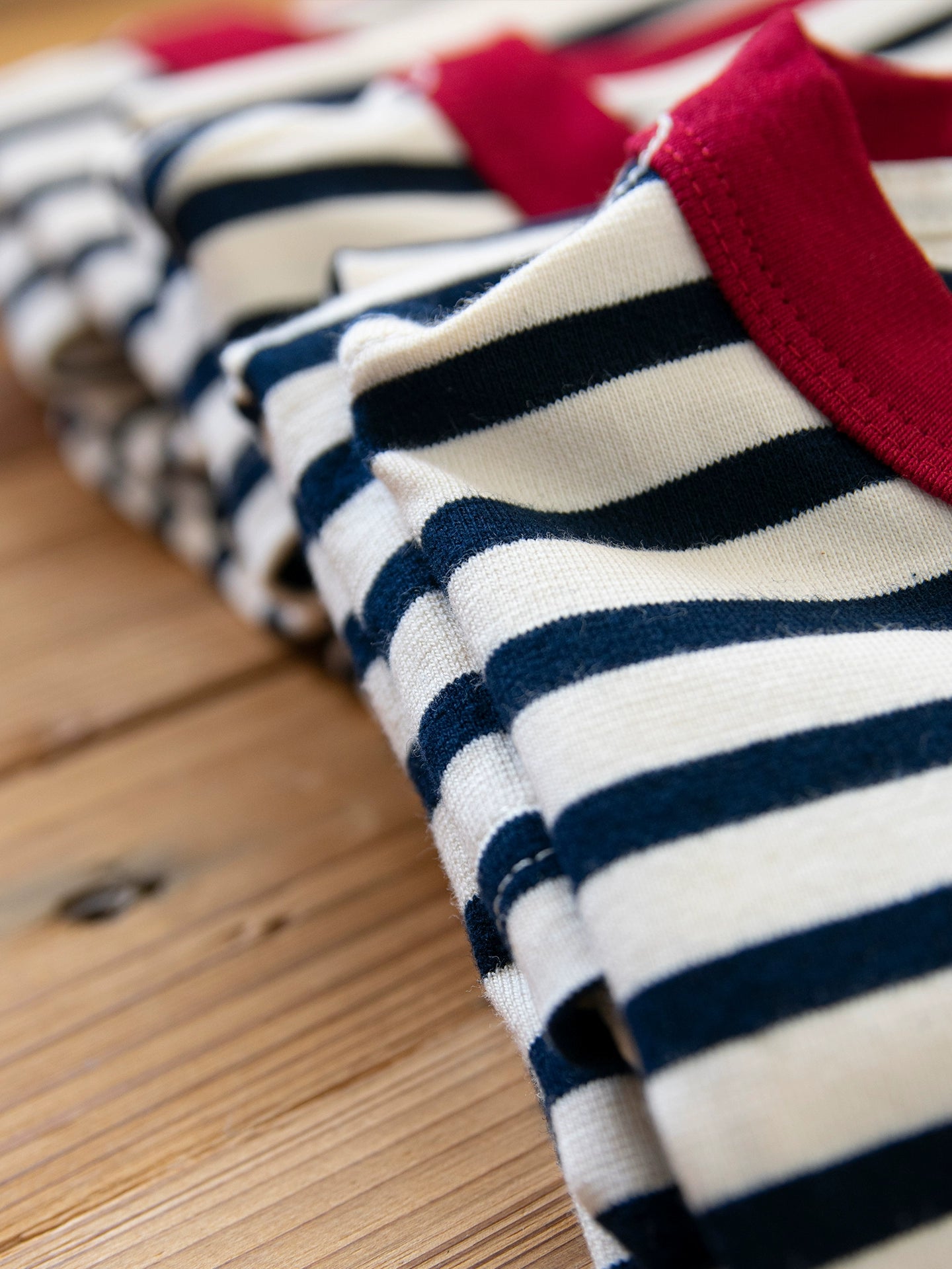 PrintAce Retro Sea Soul Striped Contrasting Loose Tee