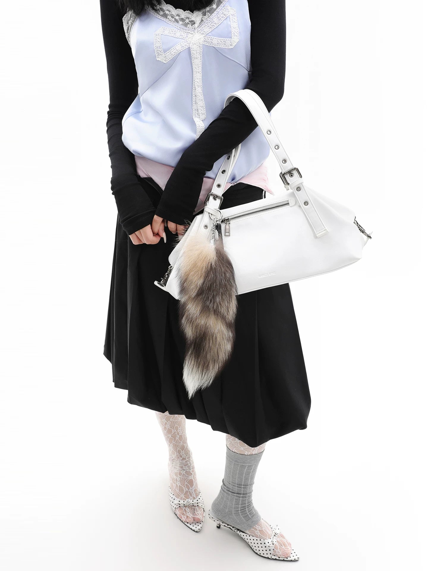 JANDRESS Soft Leather Versatile Shoulder Underarm Bag