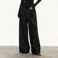 Ariseism Vintage Loose Wide Leg Suit Casual Pants