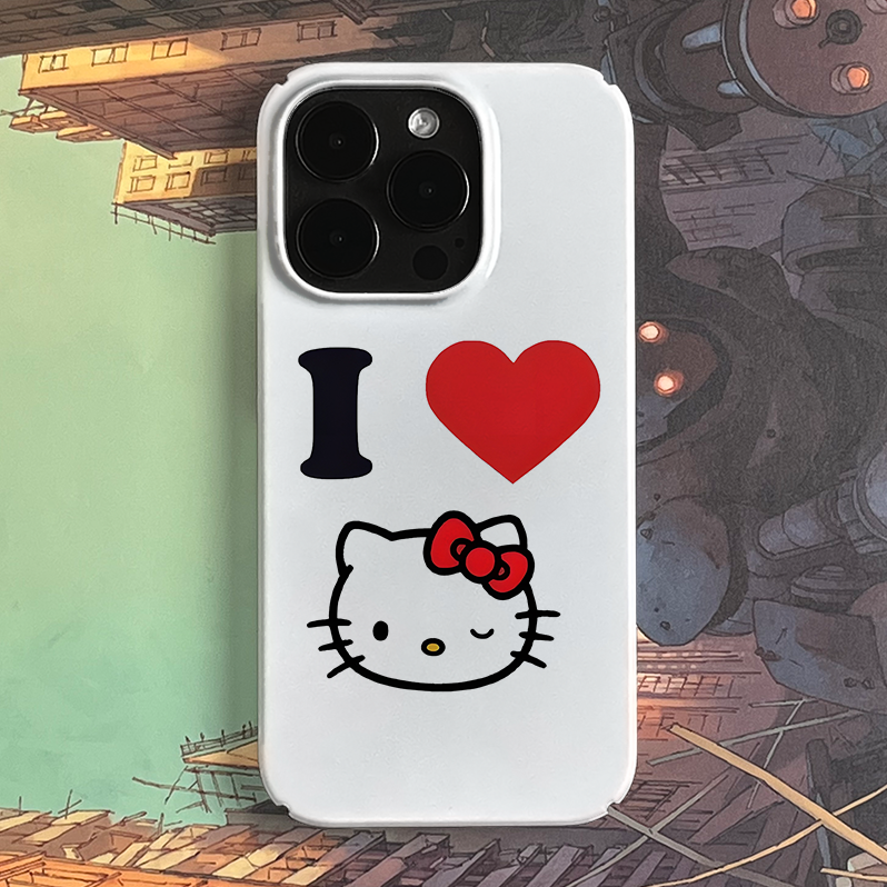 I love kt cat PBCASE X OQ Iphone Case