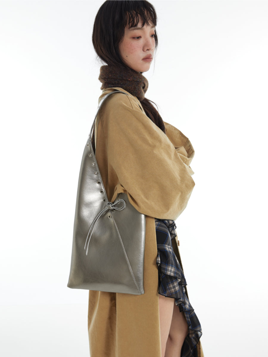 DirtySix Cow Split Weather trotro triangle vaporwave punk bag