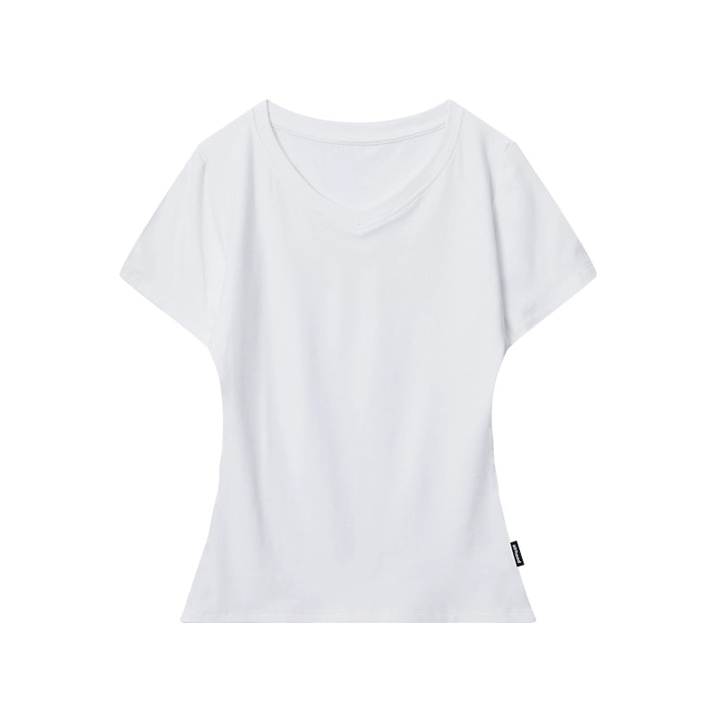 AIRHOOD V Neck Slim and Thin Versatile Tee