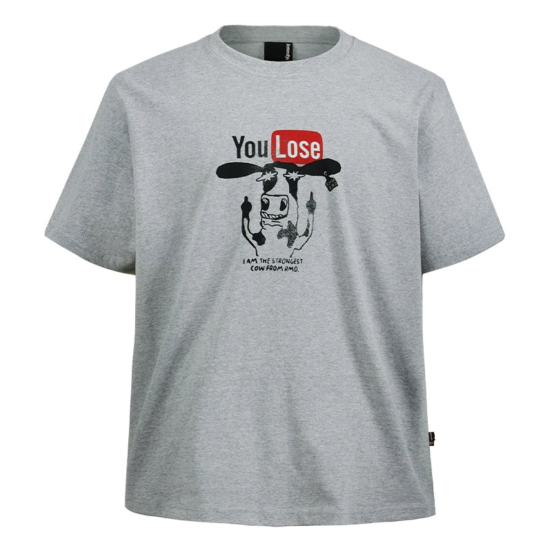 Remedy Guochao Loose Round Neck Tee