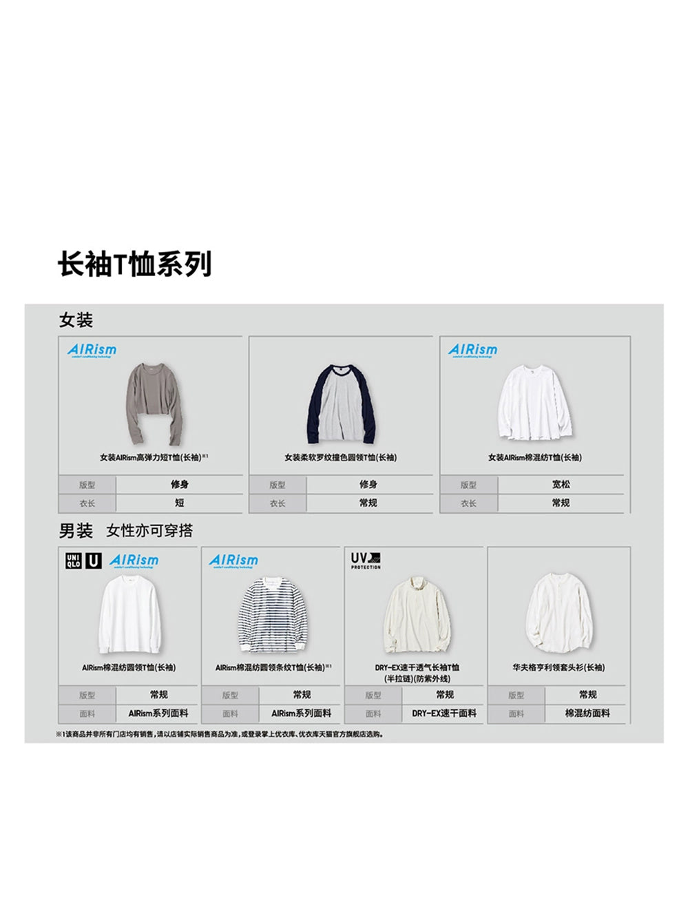 Uniqlo DRY-EX quick-drying breathable long-sleeved T-shirt UV protection sunscreen sweater 478676