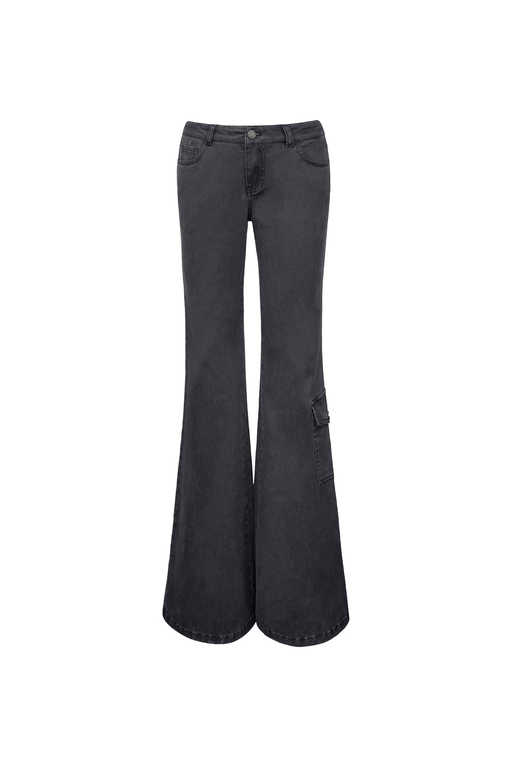 Jim Kennet Washed Old Low-rise Jeans