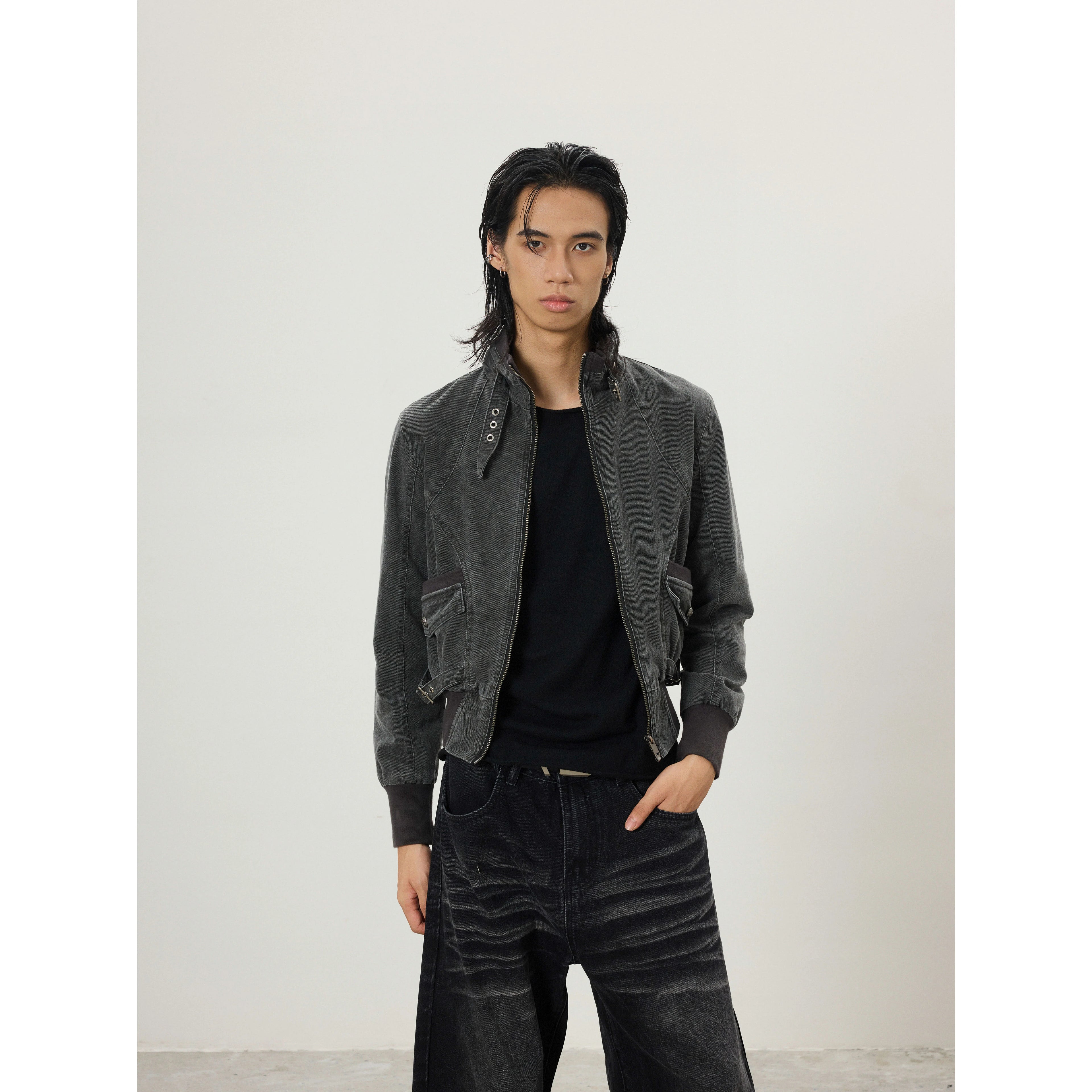 BTSG Vintage Short Slim Fit Work Jacket