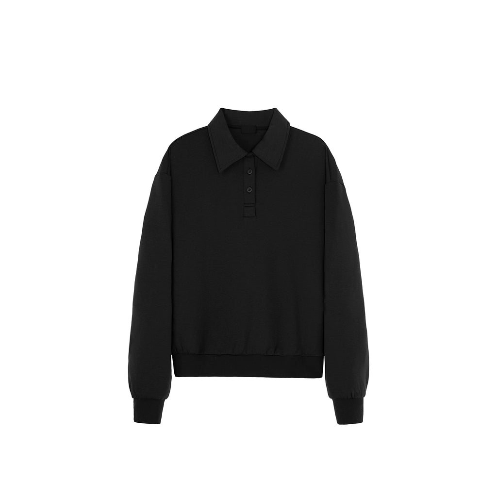 PLUS NO LOGO Wear-resistant Silky Casual Sweater