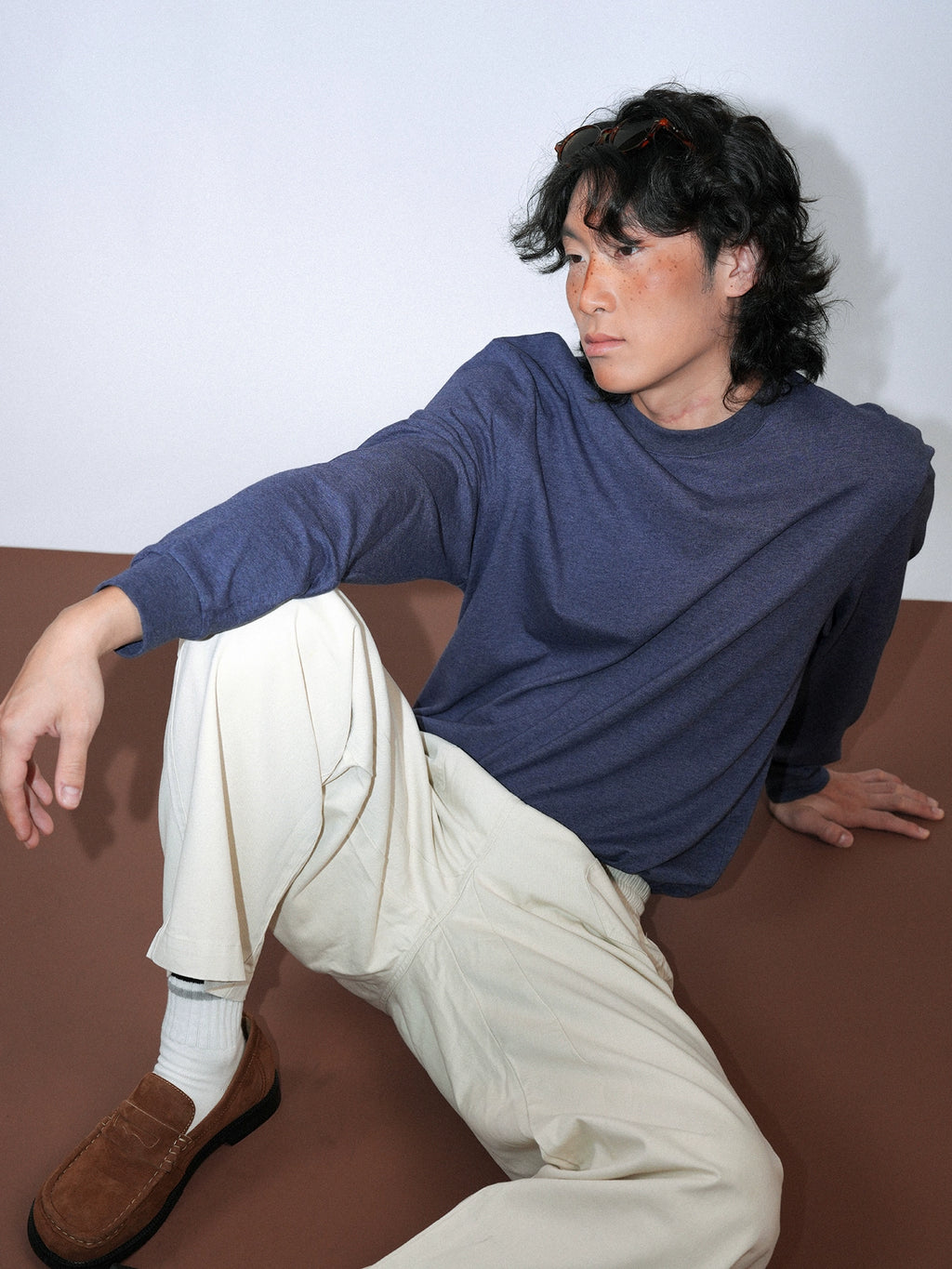 O3PARK Micro Loose Versatile Commuter Base Long Sleeve