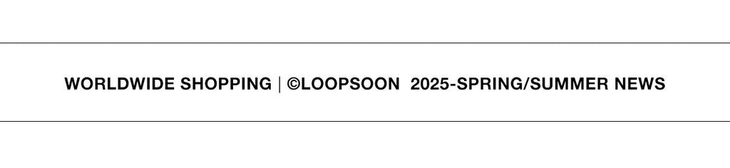 Loopsoon Printed Letter Loose Versatile Tee