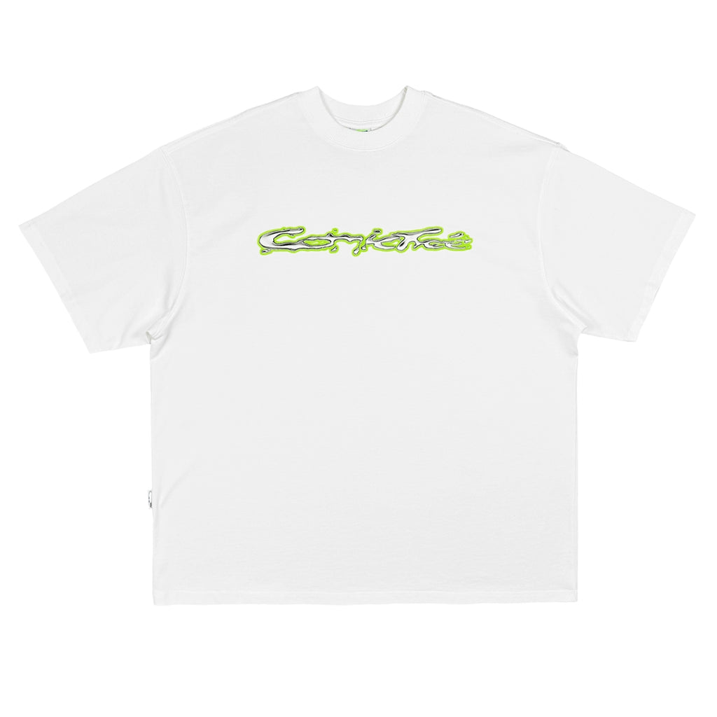 ComicTree C.t 2024 Summer  Liquid Metal Crew Neck Short Sleeve Tee