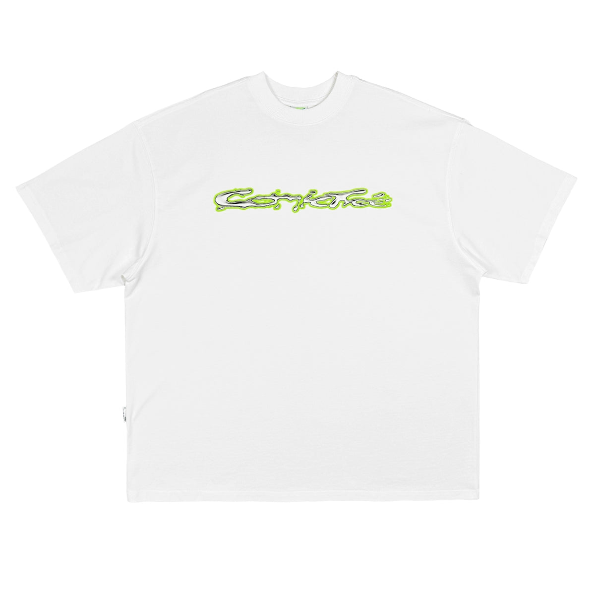 ComicTree C.t 2024 Summer  Liquid Metal Crew Neck Short Sleeve Tee