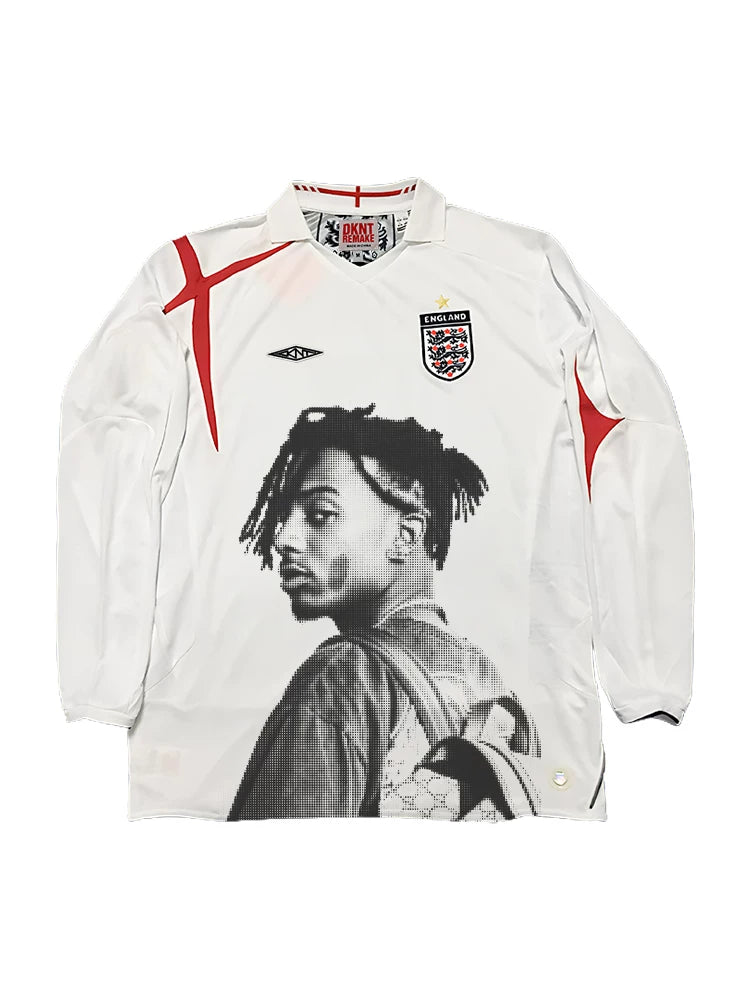 REMAKE Portrait Print Casual Jersey Tee