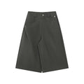 FUNKYFUN Contrast Color Loose Eight-point Trousers