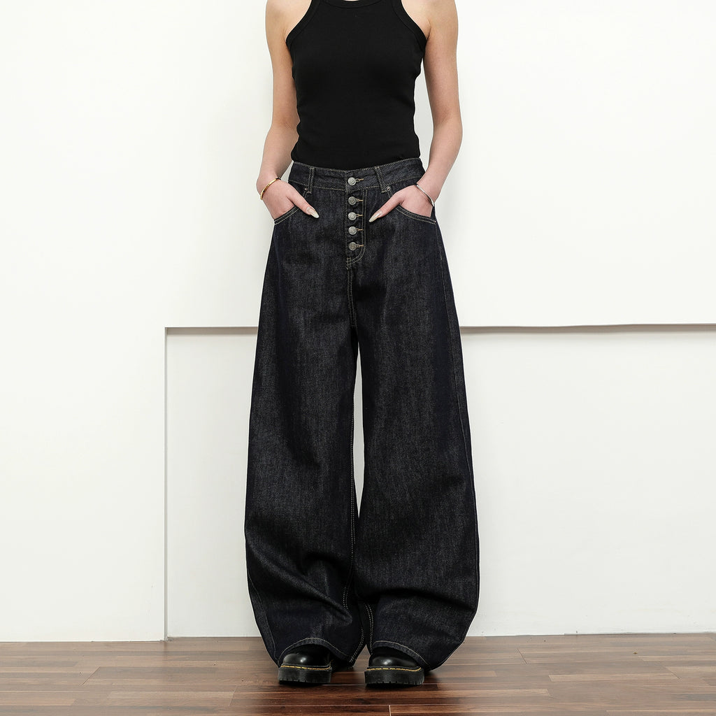 FLYOFF streèt breasted denim jeans