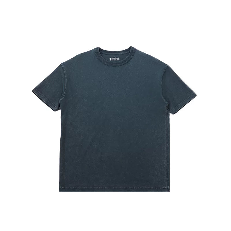 GOODLIVEABLE Old Small Cuff Casual Tee