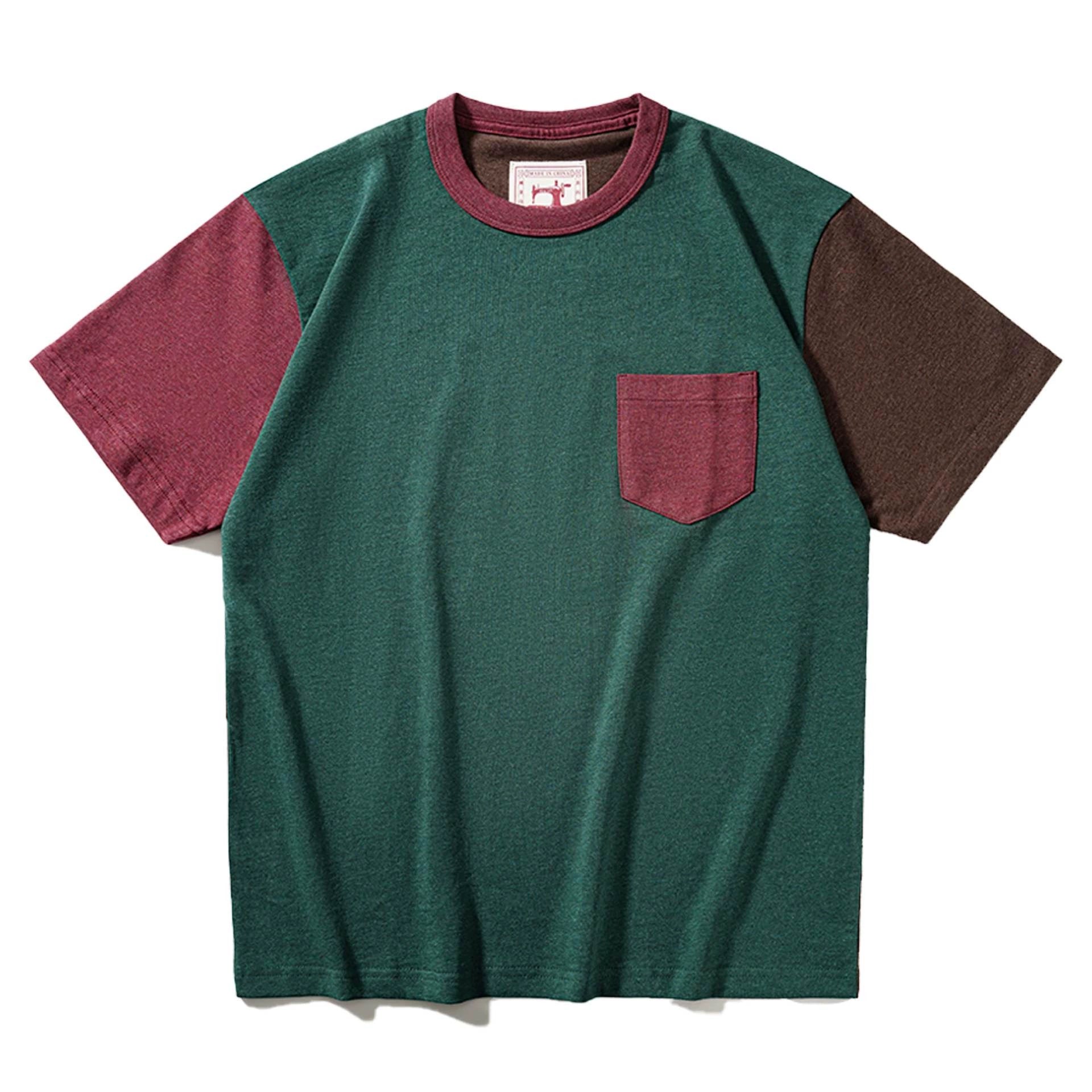 PrintAce Flower Yarn Splicing Water Retro Contrasting Tee