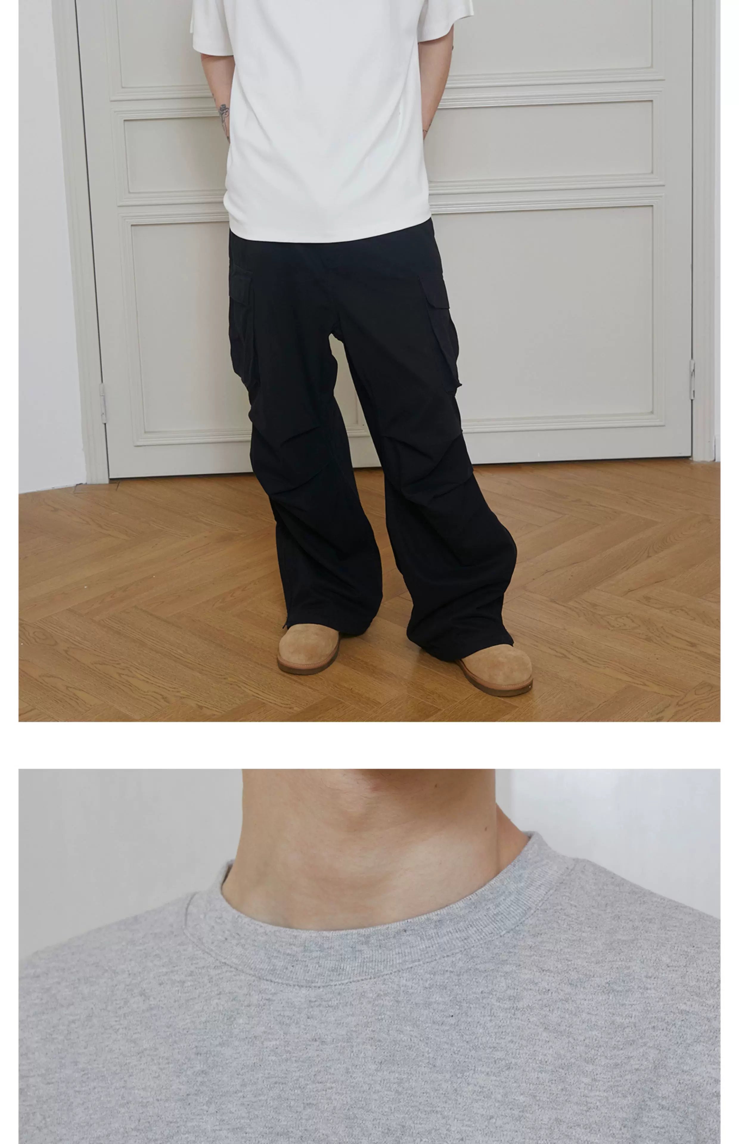 SINONOME Crew Neck Shape Cool Tee